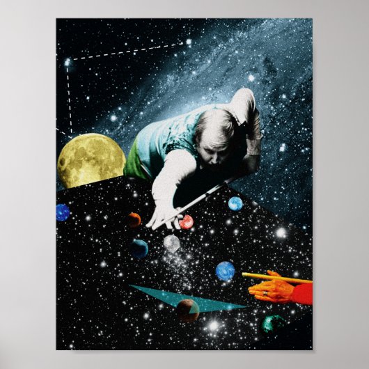 10億個のビリヤード ポスター (正面)