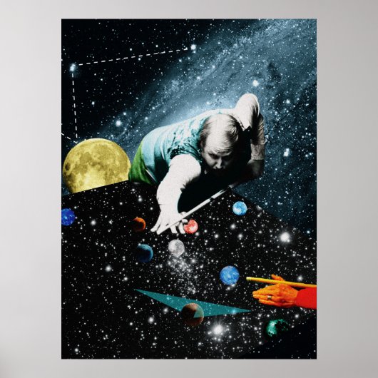 10億個のビリヤード ポスター (正面)