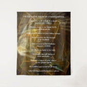 10先住民アメリカのインドの戒め タペストリー (正面)