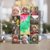 10写真コラージュ – メリークリスマスモダンタイ死 シーズンカード