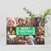 10写真コラージュ – メリークリスマスモダンタイ死 シーズンカード (スタンド正面)