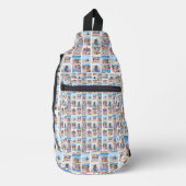 10写真テンプレートのコラージュのレイアウト1種類 スリングバッグ (正面)