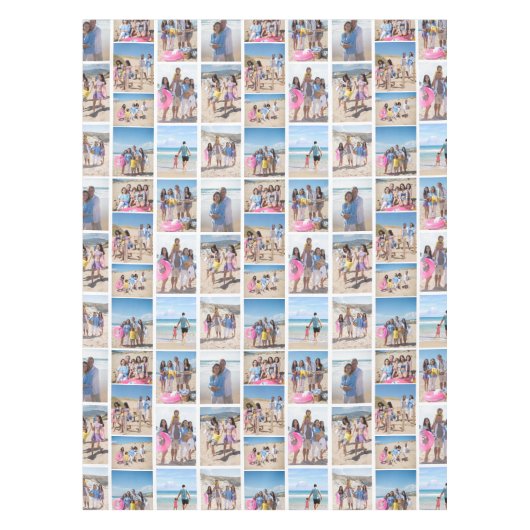 10写真テンプレートのコラージュのレイアウト1種類 テーブルクロス (正面)