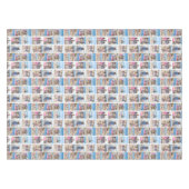 10写真テンプレートのコラージュのレイアウト1種類 テーブルクロス (正面(横))