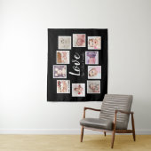 10写真テンプレートフォトコラージュパーソナライズされたラブ タペストリー (インサイチュ)