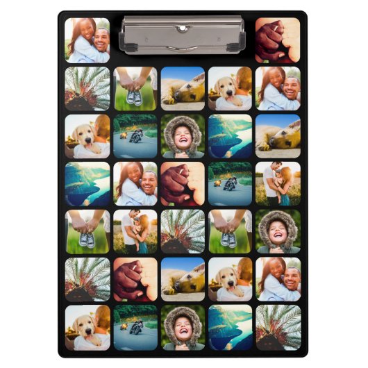 10写真テンプレート切り取り クリップボード (正面)