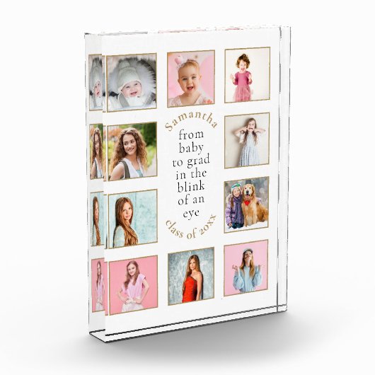 10写真ベビー大学院学年卒業 フォトブロック (左)