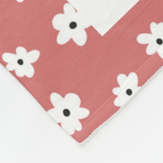 10写真モダンスタイリッシュ可愛いガーリーフローラ名 フリースブランケット (角)