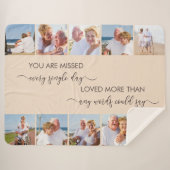 10写真恋しく思ア縁どモンRemembrance シェルパブランケット (正面(横))