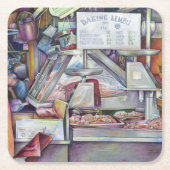 10分で妻忘れの誕生日 スクエアペーパーコースター (正面)