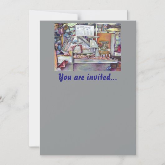 10分で妻忘れの誕生日 マグネット招待状 (正面)