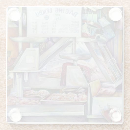 10分で忘れ妻の誕生日 ガラスコースター (裏面)