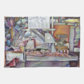 10分で忘れ妻の誕生日 キッチンタオル (横)