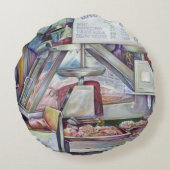 10分で忘れ妻の誕生日 ラウンドクッション (裏面)