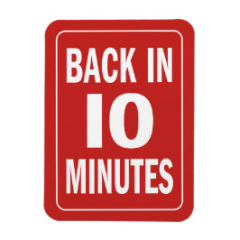 10分で戻る マグネット