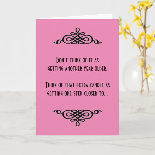 10分の1の誕生日 カード (黄色い花)