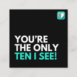 10分の1 スクエア名刺