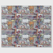 10分後、妻忘れの誕生日 ラッピングペーパー (フラット)