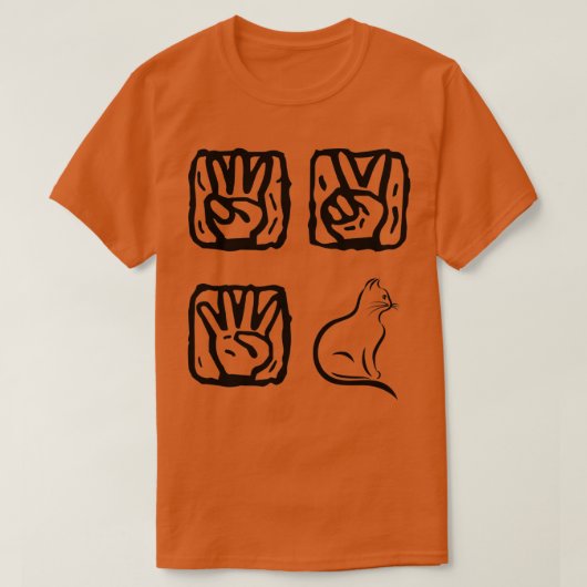10匹のうち8匹がカウントダウン(2) Tシャツ (デザイン正面)