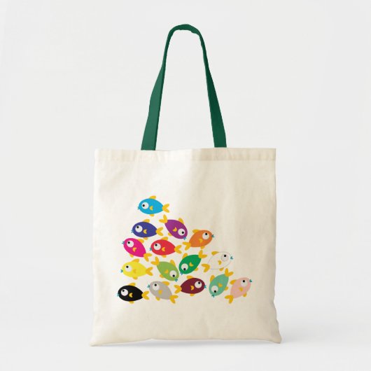 10匹の魚 トートバッグ (正面)