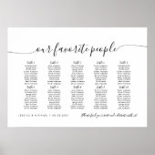 10台のモダン席お気に入りの表 ポスター (正面)