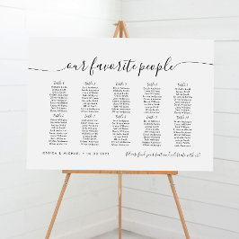 10台のモダン席お気に入りの表 ポスター