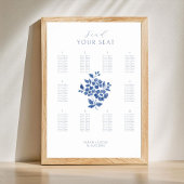10台スタイリッシュの結婚ポスター座席表 ポスター