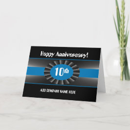 10周年おめでとうございます – リボン カード