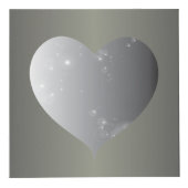 10周年のTin結婚カラーハートフレーム フォトキューブ (右)