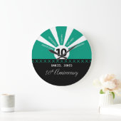 10周年を記念してパーソナライズ ラージ壁時計 (ホーム)