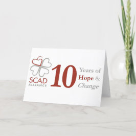 10周年ノテカード サンキューカード