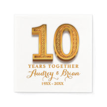 10周年パーソナライズされた