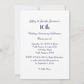 10周年パーティー招待状 花咲くユッカ 招待状 (裏面)