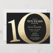 10周年パーティー 招待状 (正面)