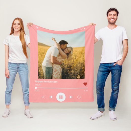 10周年ブルームフォトソングアルバムカバー フリースブランケット (インサイチュ)