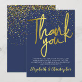 10周年ブルー サンキューカード (正面/裏面)