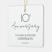 10周年ミニマル セラミックオーナメント (左)