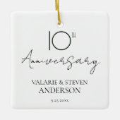 10周年ミニマル セラミックオーナメント (正面)