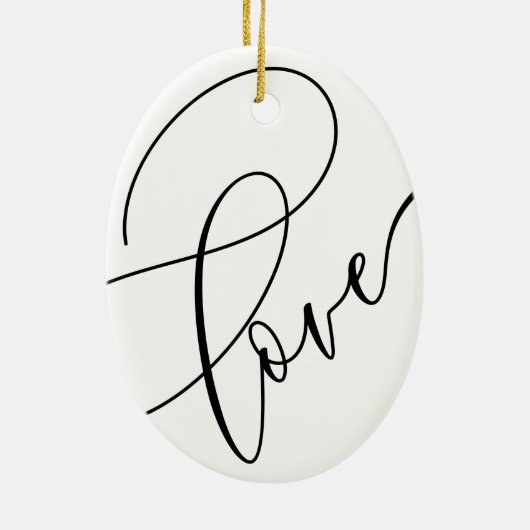 10周年結婚した恋結婚愛 セラミックオーナメント (裏面)