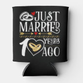 10周年結婚たった今結婚しました 缶クーラー (正面)