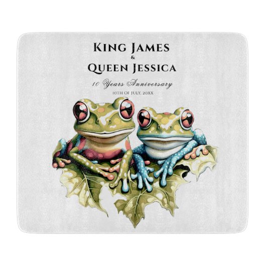 10周年結婚園園のカジュアルパーティー カッティングボード (正面)