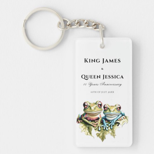 10周年結婚園園のカジュアルパーティー キーホルダー (正面)