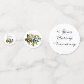 10周年結婚園園のカジュアルパーティー コンフェッティ (裏面)