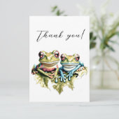 10周年結婚園園のカジュアルパーティー サンキューカード (スタンド正面)