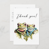 10周年結婚園園のカジュアルパーティー サンキューカード (正面/裏面)