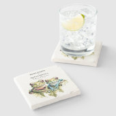 10周年結婚園園のカジュアルパーティー ストーンコースター (横)