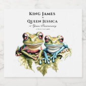 10周年結婚園園のカジュアルパーティー スパークリングワインラベル (シングルラベル)