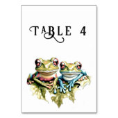 10周年結婚園園のカジュアルパーティー テーブルナンバー (裏面)