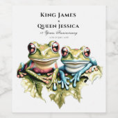 10周年結婚園園のカジュアルパーティー ワインラベル (シングルラベル)