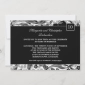 10周年結婚招待状 招待状 (裏面)
